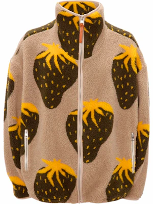 JW Anderson 2021秋冬草莓印花棕色拉链夹克 JK0158-PG0752-108 Buy JW Anderson 2021秋冬草莓印花棕色拉链夹克 JK0158-PG0752-108