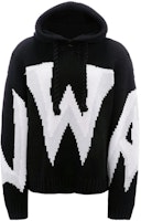 JW Anderson FW22 Big Logo Knit Wool Pullover Sweater Men’s Black KW0706YN0170-902 JW Anderson FW22 Big Logo Knit Wool Pullover Sweater Men’s Black KW0706YN0170-902
