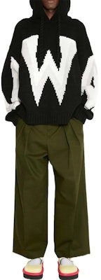 JW Anderson FW22 Baju Sejuk Knit Wool Logo Besar Lelaki Hitam KW0706YN0170-902 Lookbook JW Anderson FW22 Baju Sejuk Knit Wool Logo Besar Lelaki Hitam KW0706YN0170-902