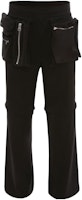 JW Anderson FW22 Black Mid-Rise Flared Casual Pants for Men JR0006PG0966999 JW Anderson FW22 Black Mid-Rise Flared Casual Pants for Men JR0006PG0966999