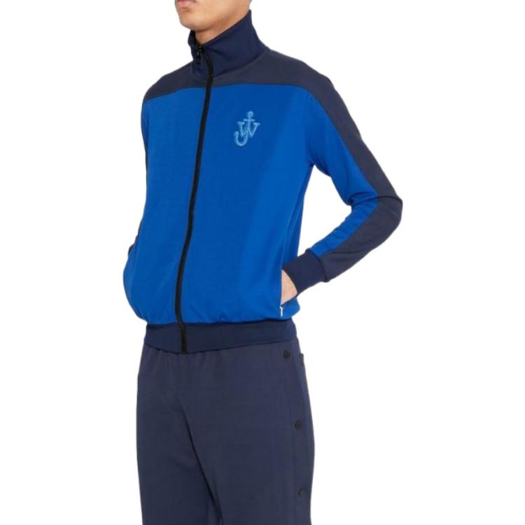 Lookbook JW Anderson FW22 Jaket Turtleneck Logo Cetakan Warna-warni Pakaian Luar. JW0035PG0966740