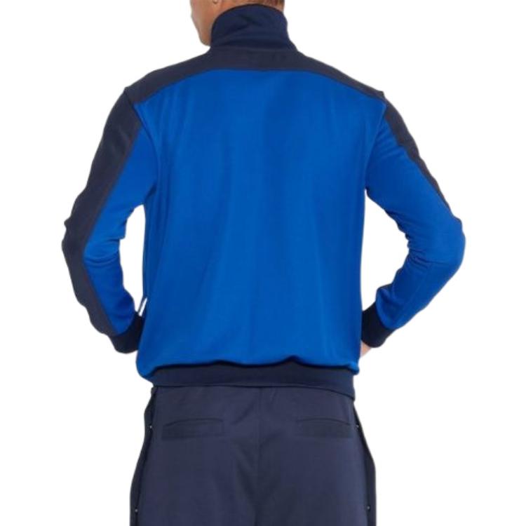 Shop JW Anderson FW22 Jaket Turtleneck Logo Cetakan Warna-warni Pakaian Luar. JW0035PG0966740