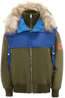 JW Anderson FW22 Military Green Hooded Jacket with Side Pockets for Men CO0223PG0953522 JW Anderson FW22 Military Green Hooded Jacket with Side Pockets for Men CO0223PG0953522