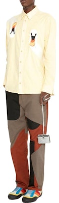 JW Anderson FW22 Kemeja Lengan Panjang Motif Kuning Button-Up SH0181PG0970200 Purchase JW Anderson FW22 Kemeja Lengan Panjang Motif Kuning Button-Up SH0181PG0970200