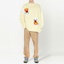 Lookbook JW Anderson FW22 Kuning Kartun Grafik Wool Knit Sweater Crewneck KW0701YN0008-208