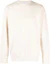 Order JW Anderson FW23 Beige Solid Color Logo Embroidered Long Sleeve Sweatshirt JW0103-PG1390-132