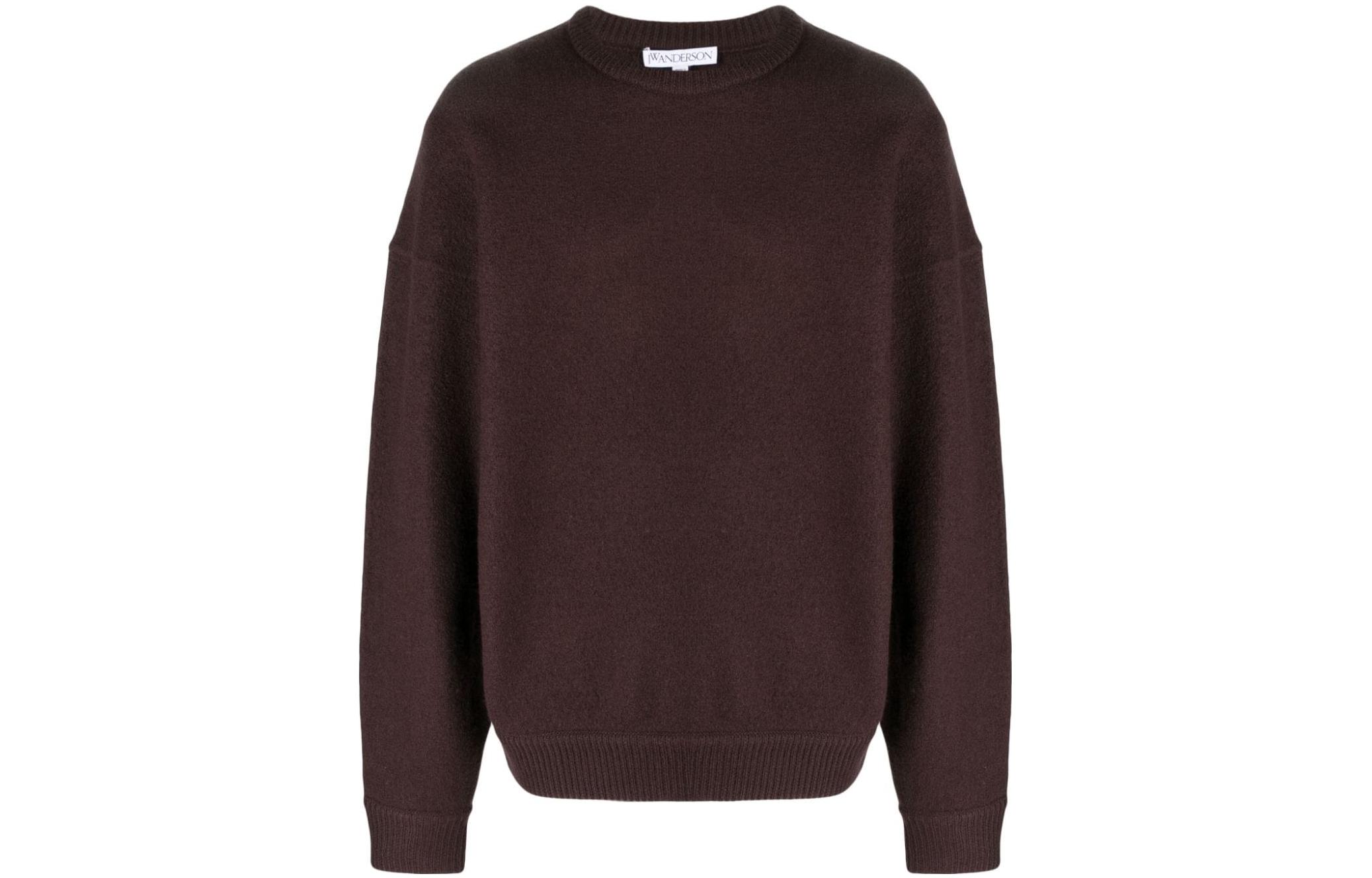 JW Anderson FW23 Oversized Crewneck Sweatshirt Brown - KW0972-YN0270-600