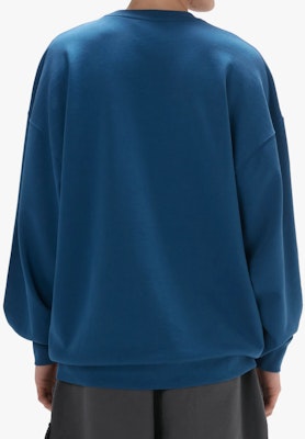 JW Anderson FW24 Baju Crewneck Biru dengan Logo Sulam & Cetakan Bunga JW0182PG1598800 Shop JW Anderson FW24 Baju Crewneck Biru dengan Logo Sulam & Cetakan Bunga JW0182PG1598800