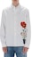 Lookbook Camisa Blanca de Manga Larga con Estampado Floral JW Anderson FW24 SH0322PG1140001-WHITE