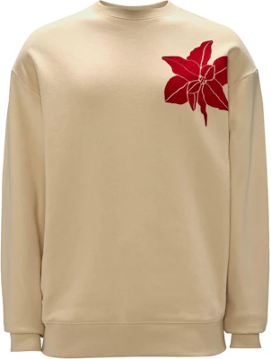 JW Anderson FW24 Baju Floral Oversize Crewneck Lelaki Off-White JW0185PG0771046-BEIGE Buy JW Anderson FW24 Baju Floral Oversize Crewneck Lelaki Off-White JW0185PG0771046-BEIGE