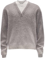 JW Anderson FW24 Gradient Embroidered Long Sleeve Sweater Grey. KW1198YN0352938 JW Anderson FW24 Gradient Embroidered Long Sleeve Sweater Grey. KW1198YN0352938