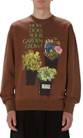 Lookbook JW Anderson FW24 格紋巧克力棕色寬鬆版型圓領長袖上衣. JW0200PG1390600-BROWN