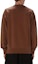 Shop JW Anderson FW24 Sweater Coklat Pola Oversized Crewneck. JW0200PG1390600-BROWN