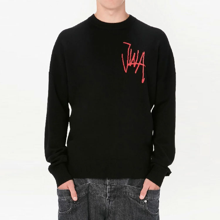 Shop JW Anderson Logo Crewneck Pullover Sweater Unisex KW0605YN0008-941