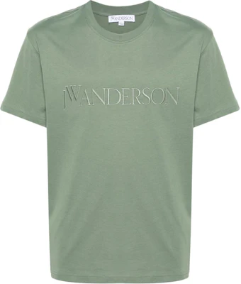 JW Anderson 标志刺绣圆领T恤 鼠尾草绿 JT0211PG0980-500 Buy JW Anderson 标志刺绣圆领T恤 鼠尾草绿 JT0211PG0980-500