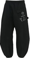JW Anderson Logo Printed Loose Fit Jogger Pants Black Casual Wear TR0340-PG1488-999 JW Anderson Logo Printed Loose Fit Jogger Pants Black Casual Wear TR0340-PG1488-999