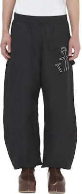 Pantalones Jogger Sueltos Negros Logo JW Anderson Ropa Casual TR0340-PG1488-999 Lookbook Pantalones Jogger Sueltos Negros Logo JW Anderson Ropa Casual TR0340-PG1488-999