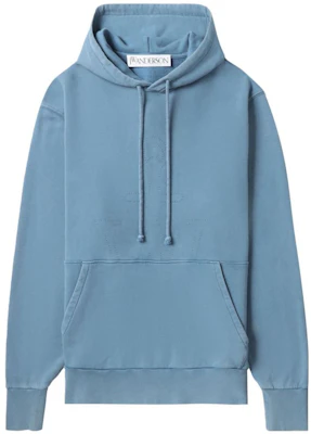 JW Anderson Loose Fit Drawstring Hoodie Unisex Blue JW0087-PG1192-804 Buy JW Anderson Loose Fit Drawstring Hoodie Unisex Blue JW0087-PG1192-804