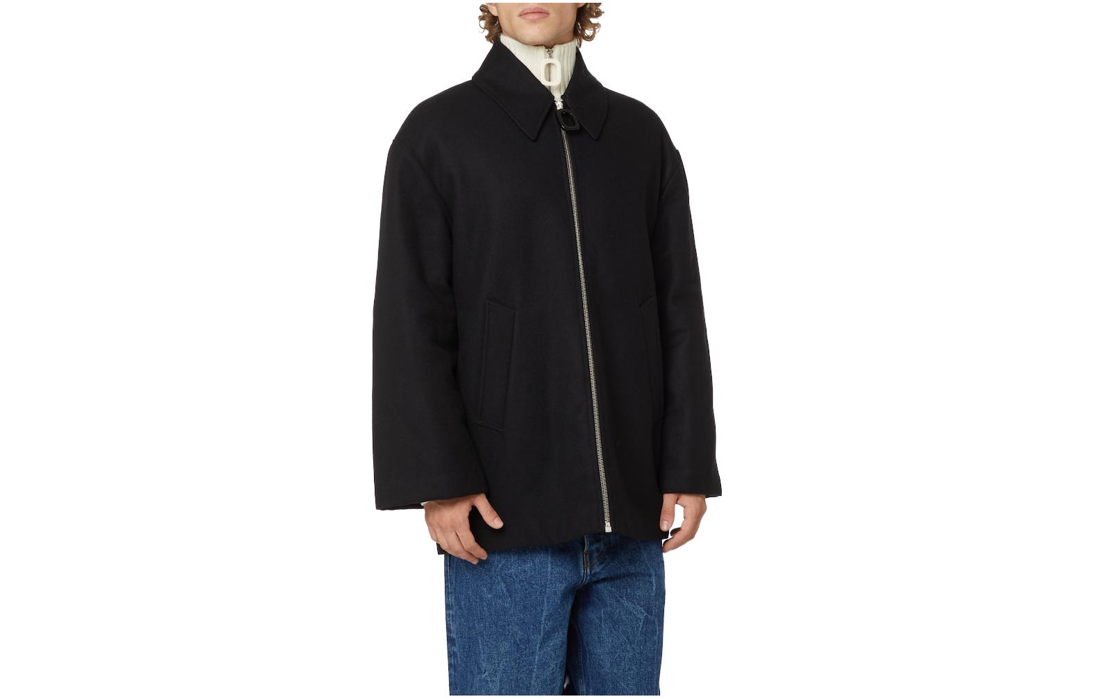 JW Anderson Minimalist Square Neck Jacket Black Mens CO0234-PG0923