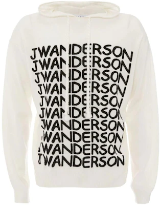 JW Anderson Oversized Letter Print Hoodie White KW0848YN0170903 Buy JW Anderson Oversized Letter Print Hoodie White KW0848YN0170903