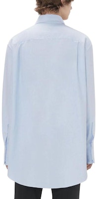 Kemeja Lengan Panjang JW Anderson Oversize dengan Kancing Keramik Biru SH0290PG1140-804 Shop Kemeja Lengan Panjang JW Anderson Oversize dengan Kancing Keramik Biru SH0290PG1140-804