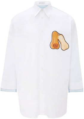 Camiseta Manga Larga Suelta Estampado Calabaza JW Anderson Blanca SH0115-PG0587-001 Order Camiseta Manga Larga Suelta Estampado Calabaza JW Anderson Blanca SH0115-PG0587-001