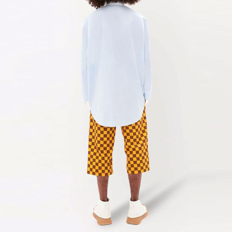 Shop Camiseta Manga Larga Suelta Estampado Calabaza JW Anderson Blanca SH0115-PG0587-001