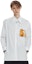 Sizing Camiseta Manga Larga Suelta Estampado Calabaza JW Anderson Blanca SH0115-PG0587-001