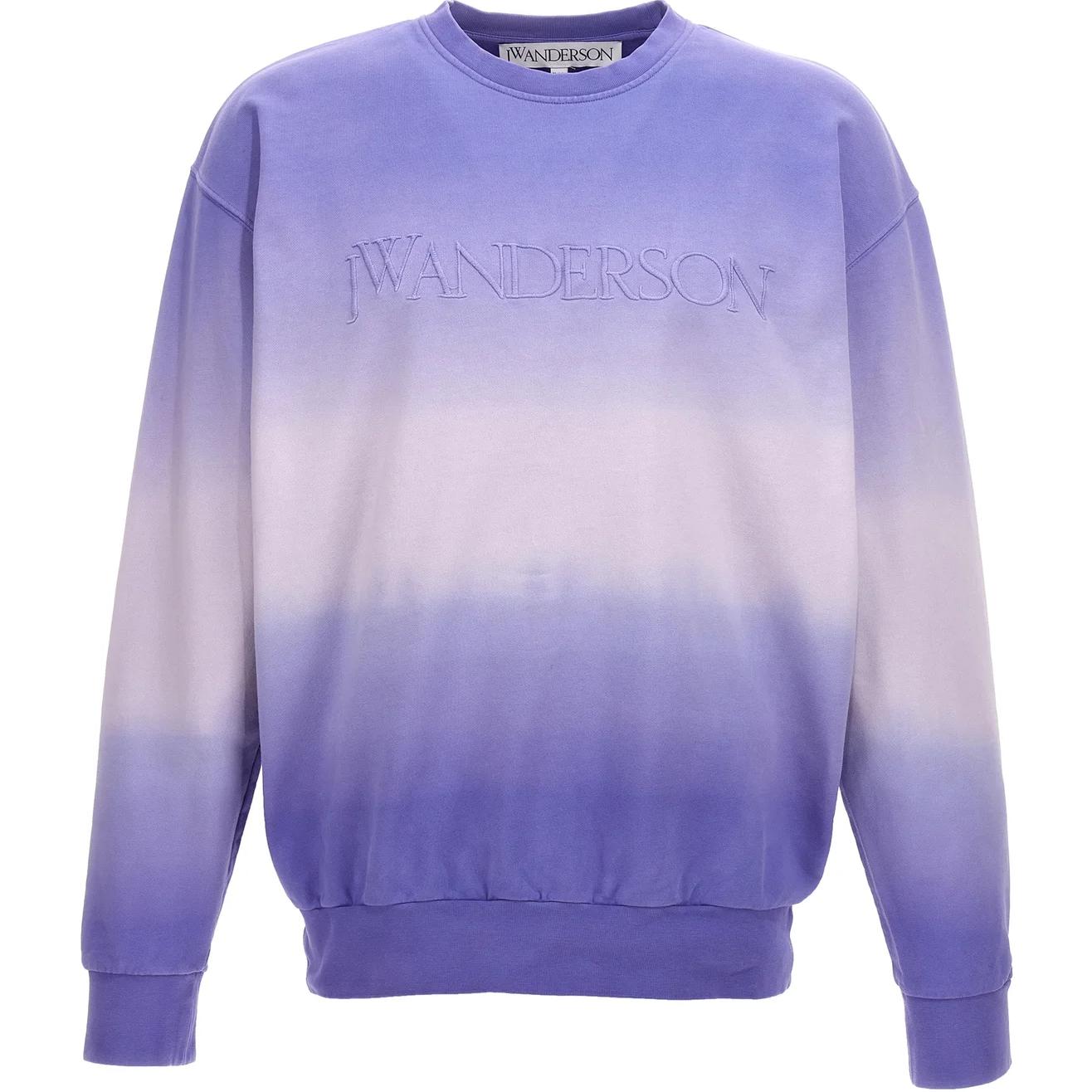 JW Anderson Purple Crewneck Oversized Long Sleeve Sweatshirt JW0191PG1632-748