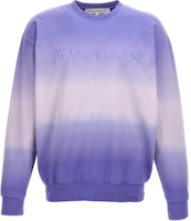 JW Anderson Purple Crewneck Oversized Long Sleeve Sweatshirt JW0191PG1632-748 JW Anderson Purple Crewneck Oversized Long Sleeve Sweatshirt JW0191PG1632-748