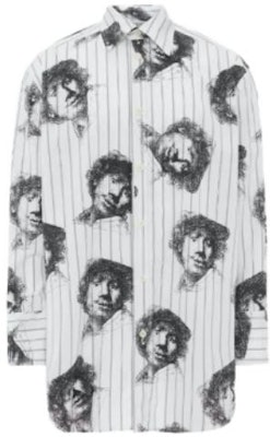 Camisa Unisex Blanca Rayada con Retrato Dibujado Rembrandt SS23 JW Anderson SH0227PG1154903 Order Camisa Unisex Blanca Rayada con Retrato Dibujado Rembrandt SS23 JW Anderson SH0227PG1154903