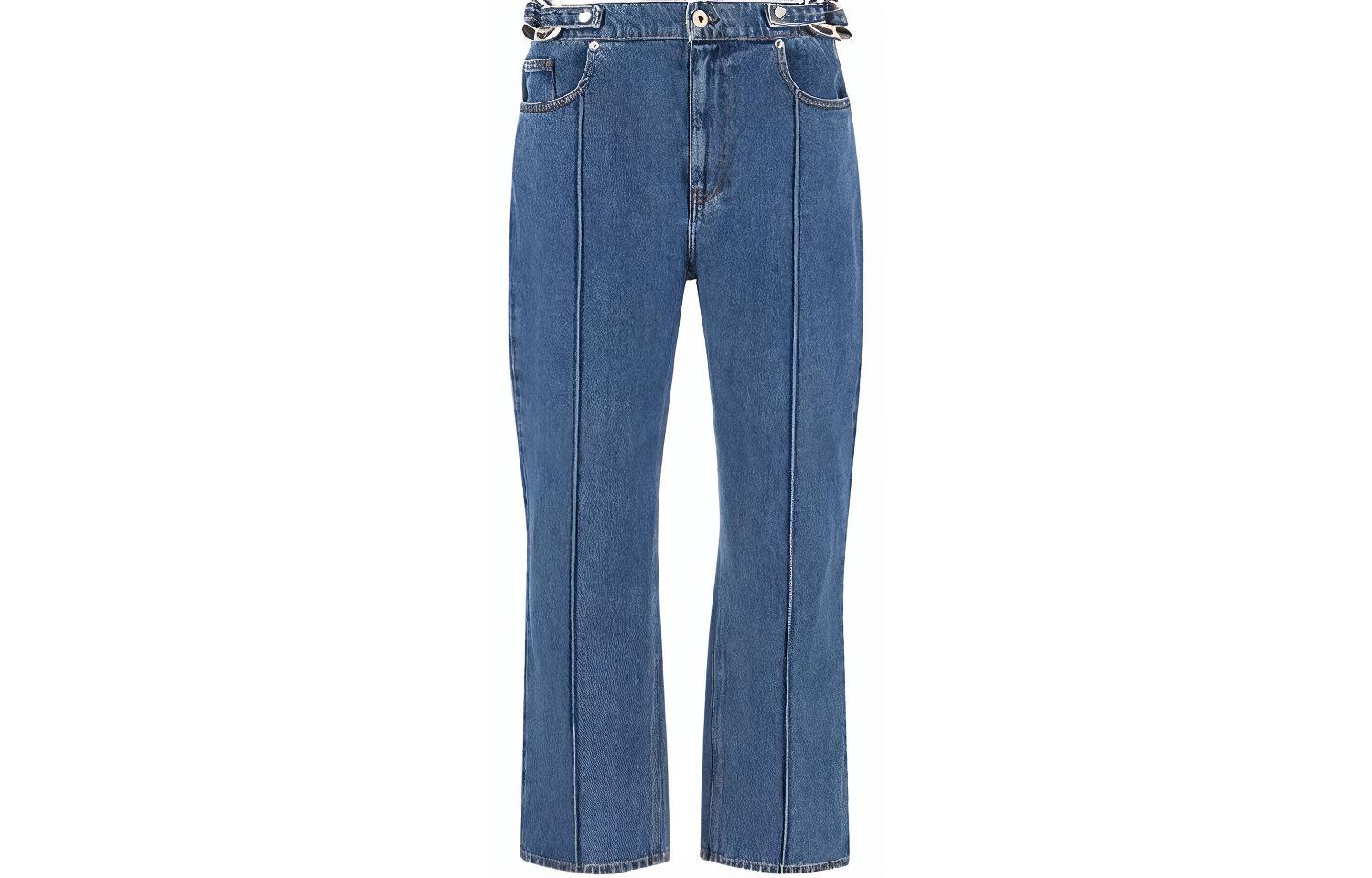 JW Anderson Solid Straight-Leg Casual Jeans DT0037PG0793-804