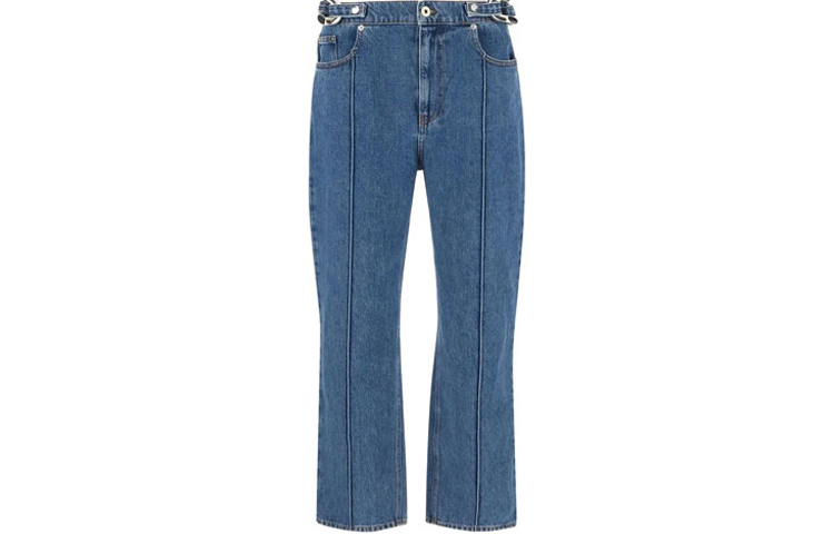 Order JW Anderson Celana Jeans Kasual Lurus Solid DT0037PG0793-804