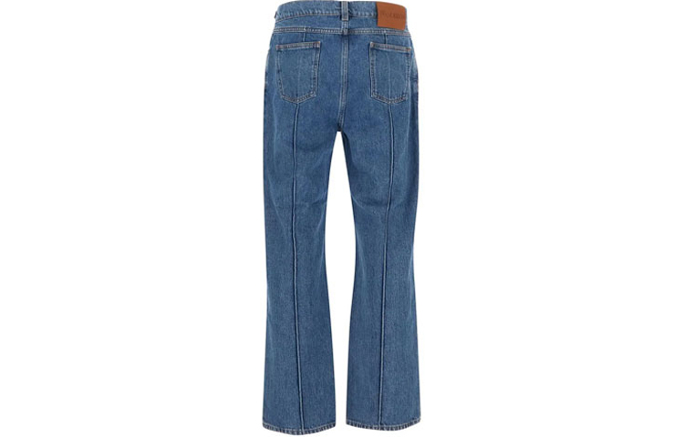 Lookbook JW Anderson Celana Jeans Kasual Lurus Solid DT0037PG0793-804