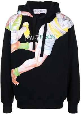 JW Anderson SS22 Hitam Sweatshirt Pullover Logo Kartun. JO0073-PG0771-999 Buy JW Anderson SS22 Hitam Sweatshirt Pullover Logo Kartun. JO0073-PG0771-999