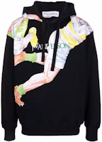 Order JW Anderson SS22 黑色卡通LOGO印花套頭衫衛衣. JO0073-PG0771-999