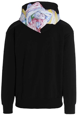 JW Anderson SS22 Hitam Sweatshirt Pullover Logo Kartun. JO0073-PG0771-999 Lookbook JW Anderson SS22 Hitam Sweatshirt Pullover Logo Kartun. JO0073-PG0771-999