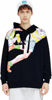 Sizing JW Anderson SS22 黑色卡通LOGO印花套頭衫衛衣. JO0073-PG0771-999