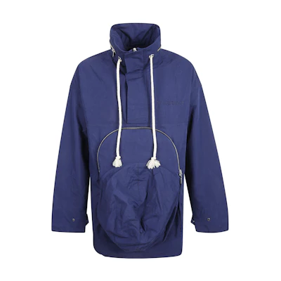 JW Anderson SS22 Half-Zip Pullover Jacket Deep Blue JK0154P-G0790-888