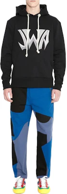 JW Anderson SS22 Logo Print Hoodie Black Fashion JW0047PG0771-999 Lookbook JW Anderson SS22 Logo Print Hoodie Black Fashion JW0047PG0771-999