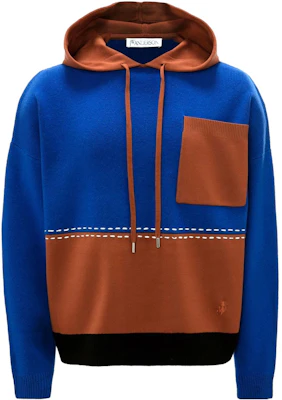 JW Anderson SS22 Patchwork Hoodie Blue Mens KW0546YN0170-197 Buy JW Anderson SS22 Patchwork Hoodie Blue Mens KW0546YN0170-197