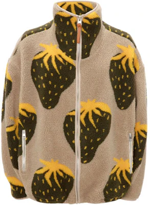 JW アンダーソン SS22 ストロベリー フリース ジップ ジャケット ブラウン JK0144PG0752-108 Buy JW アンダーソン SS22 ストロベリー フリース ジップ ジャケット ブラウン JK0144PG0752-108