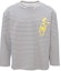 Order JW Anderson SS22 Kemeja-T Lengan Panjang Berjalur JW0026-PG0639-901
