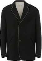 JW Anderson SS23 Black Contrast Stitch Double-Sided Suit Jacket JK0231PG0674999 JW Anderson SS23 Black Contrast Stitch Double-Sided Suit Jacket JK0231PG0674999
