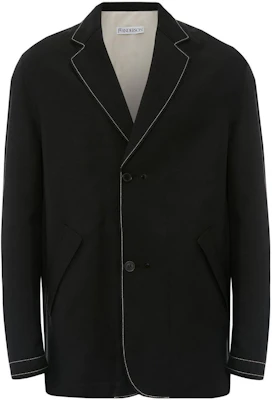 Blazer JW Anderson SS23 Hitam Stitch Kontras Double-Sided Lelaki JK0231PG0674999 Buy Blazer JW Anderson SS23 Hitam Stitch Kontras Double-Sided Lelaki JK0231PG0674999