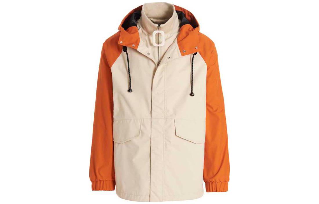 JW Anderson SS23 Colorblock Zip-Up Hoodie Jacket Men‘s White JK0220PG1184152