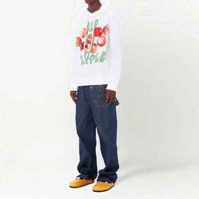 JW Anderson SS23 Graphic Print Pullover Hoodie White JW0071-PG1210-001 Purchase JW Anderson SS23 Graphic Print Pullover Hoodie White JW0071-PG1210-001