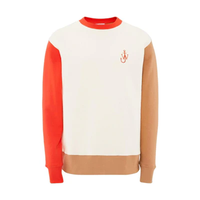 JW Anderson SS23 Multicolor Logo Embroidered Crewneck Sweatshirt JW0075PG0567002