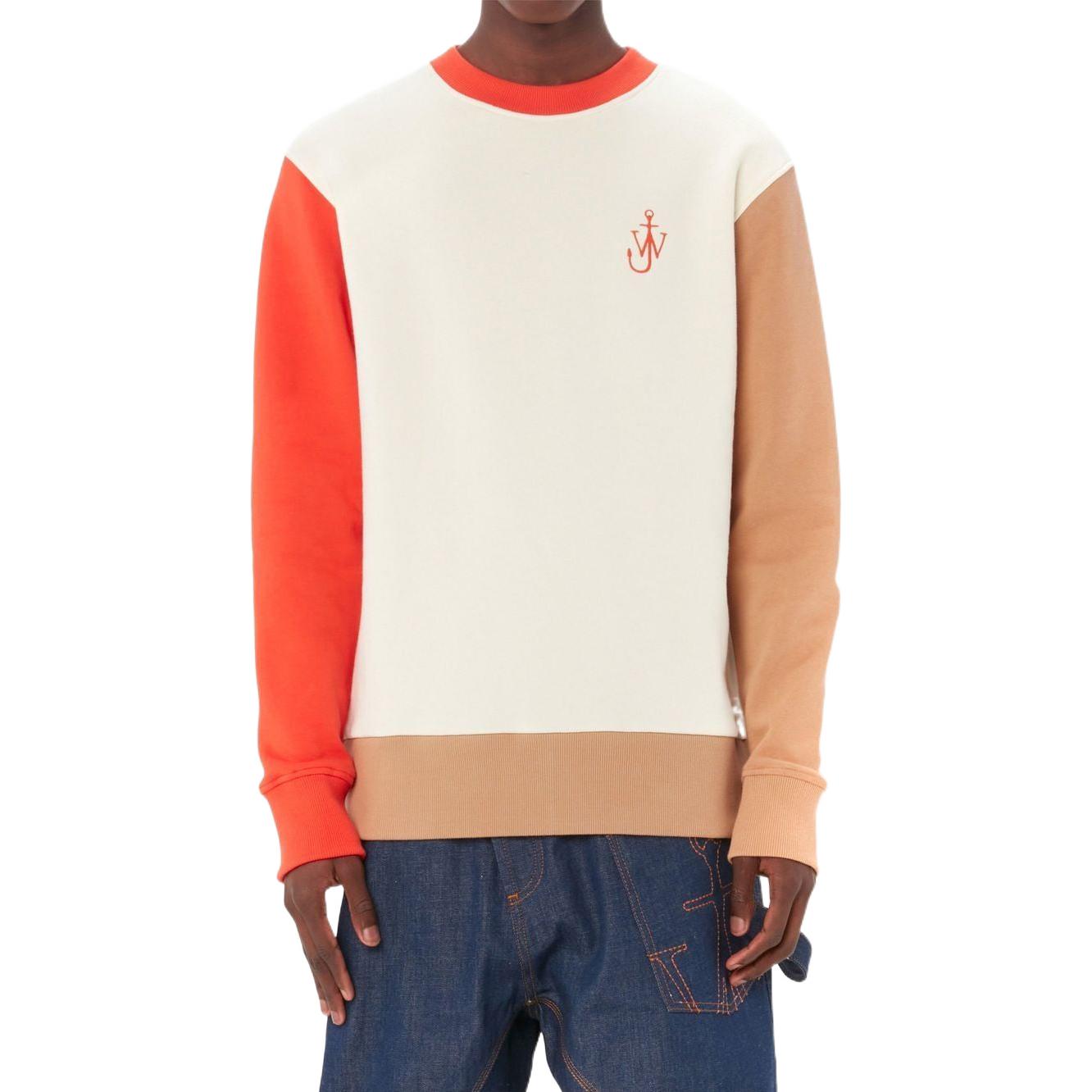 Lookbook JW Anderson SS23 Baju Sejuk Leher Bulat Logo Sulam Pelbagai Warna JW0075PG0567002