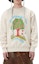 Lookbook JW Anderson SS23 Pattern Print Crewneck Pullover Sweatshirt Putih. JW0072PG1210002